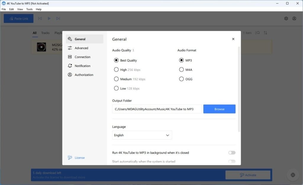 4k YouTube To MP3 Crack 26.2.1.379 Download