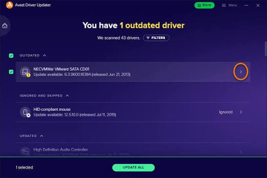 Avast Driver Updater 25.1.6020 Chave De Ativação
