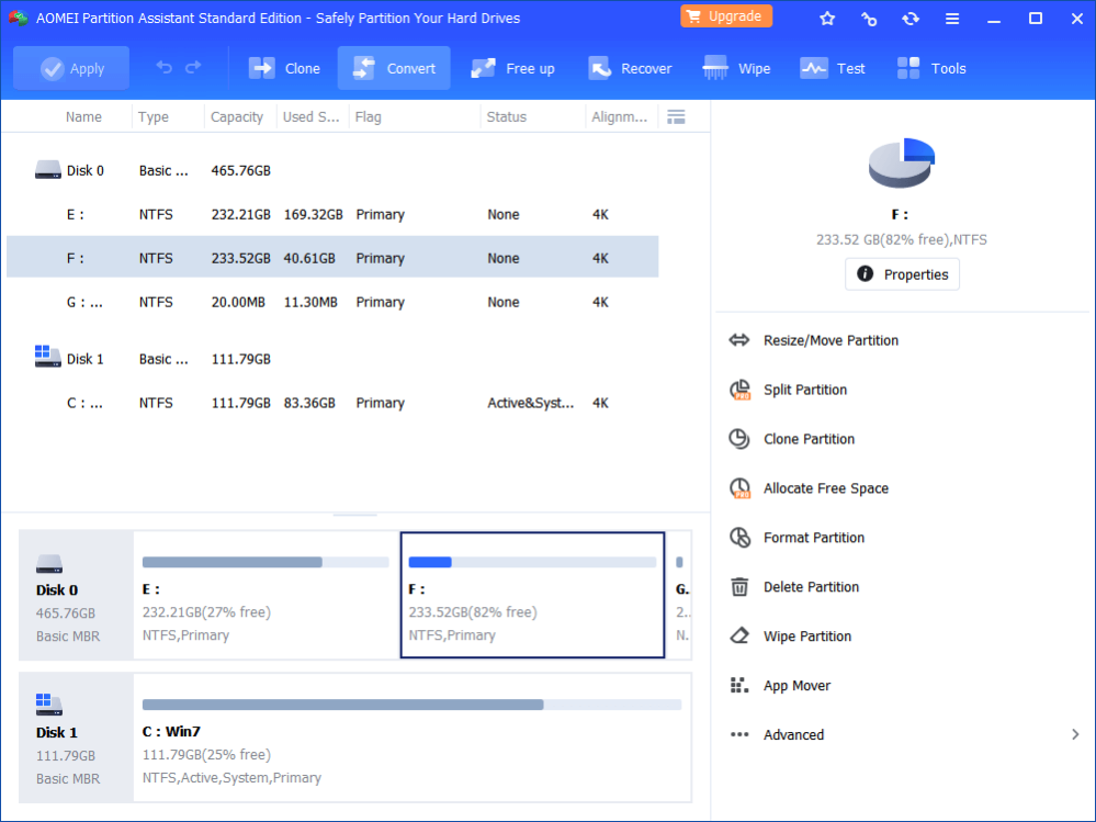 Aomei Partition Assistant Standard Edition 10.11.0 Free Download