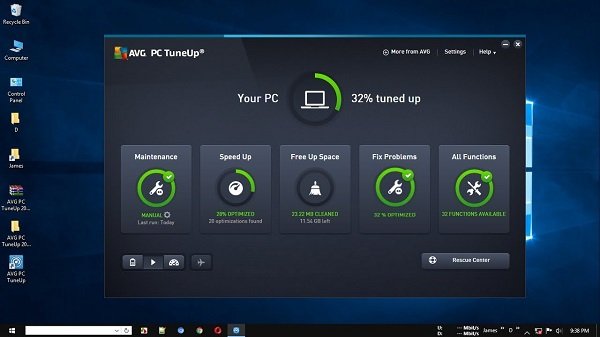 AVG PC TuneUp Crackeado Grátis Download Português PT-BR