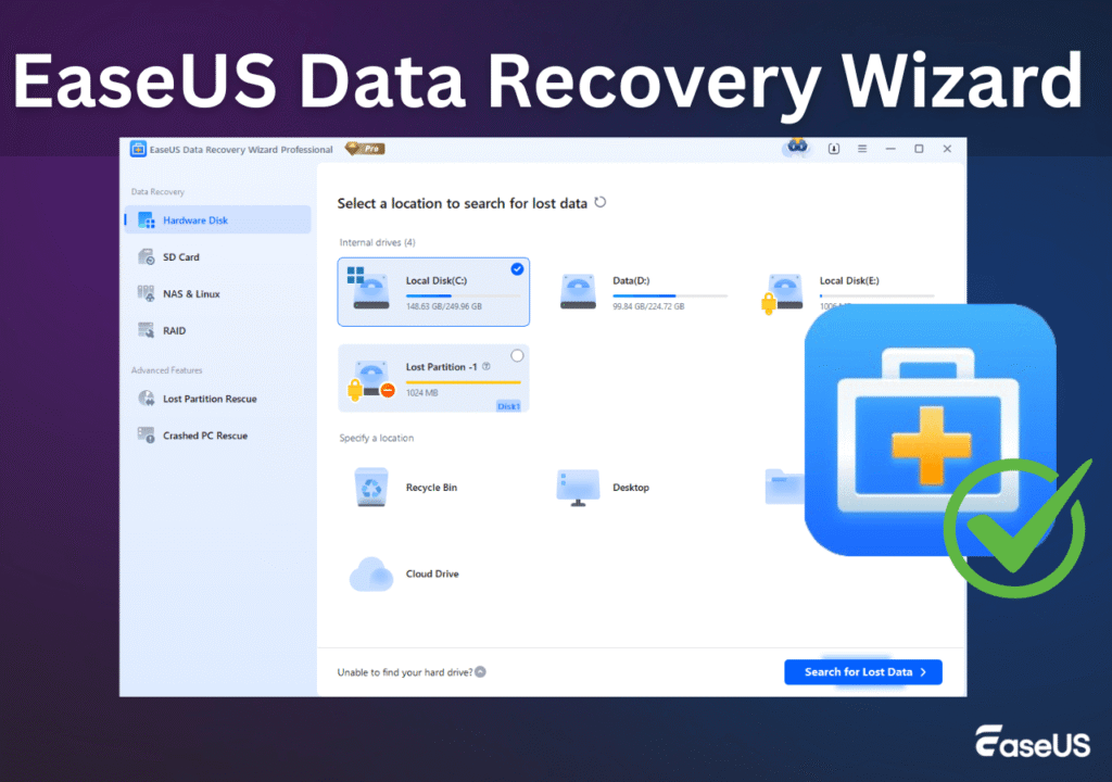 Easeus Data Recovery Wizard Gratis Download 2026